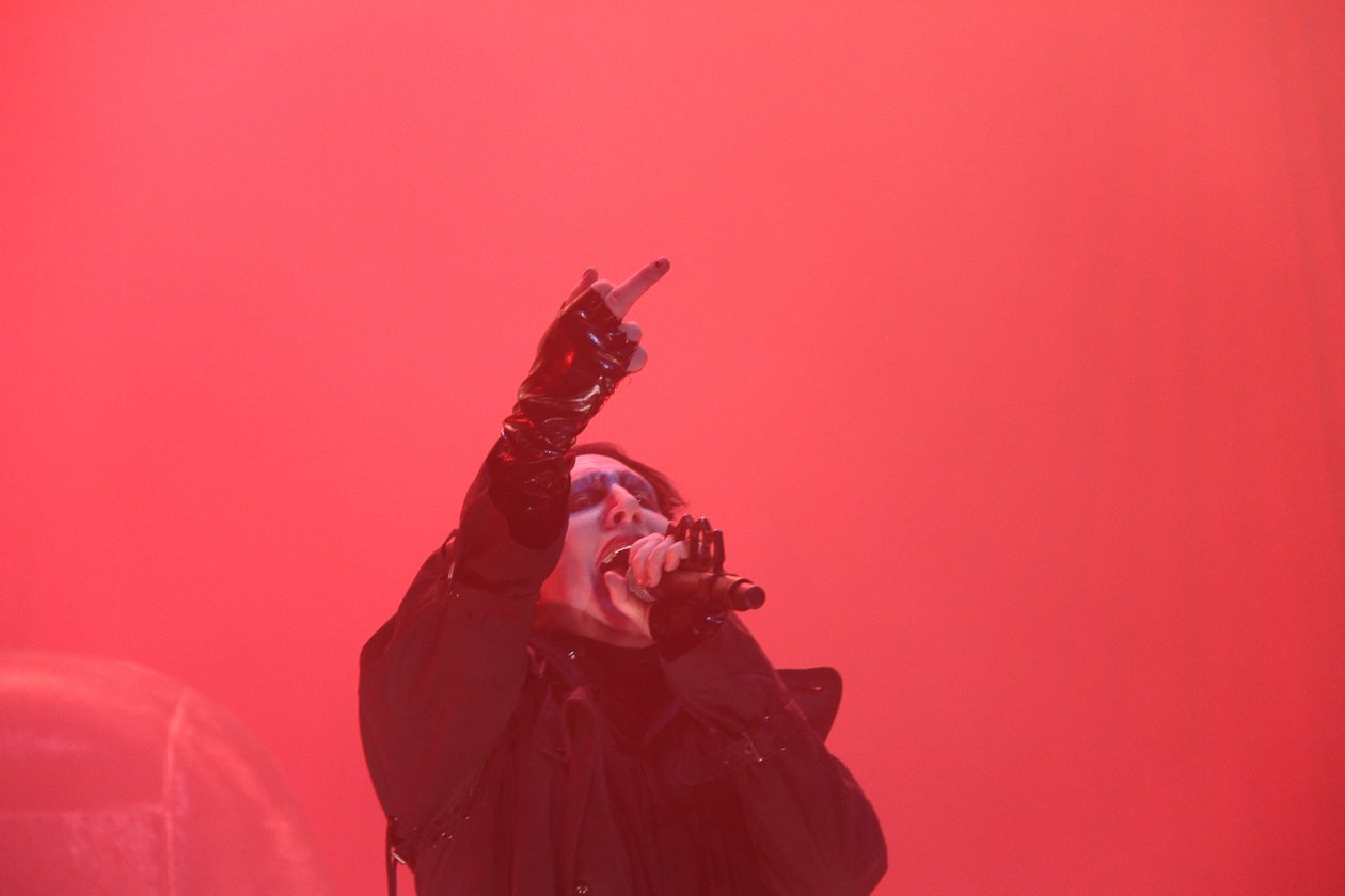 Zur 28. Ausgabe mit Alice Cooper, Megadeth, Marilyn Manson, Accept, Volbeat u.v.a. wurde extra eine Bierpipeline verlegt. – Marilyn Manson beim Wacken 2017.