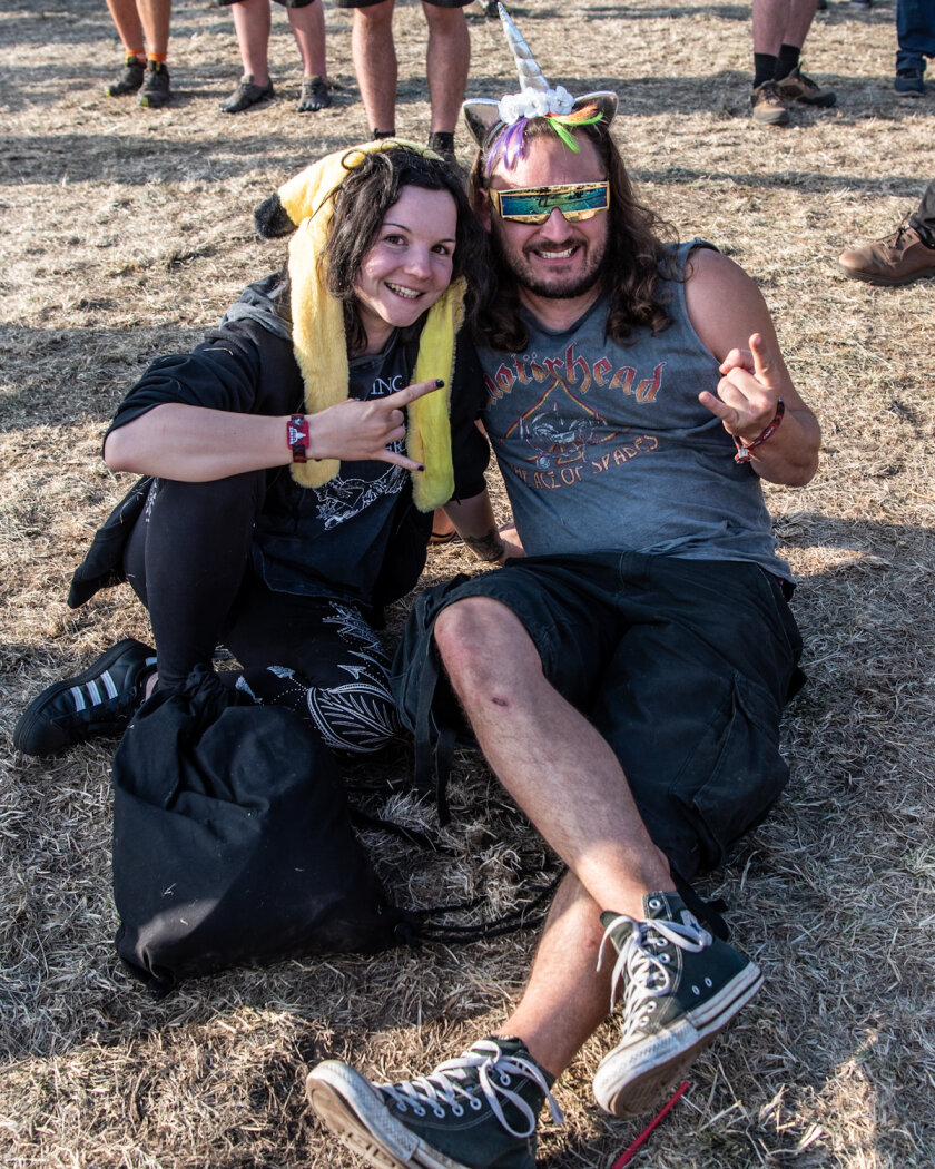 Keine Gnade auch am Wochenende: Slipknot, In Extremo, Clutch, Lacuna Coil, Behemoth live. – Süß, die Beiden