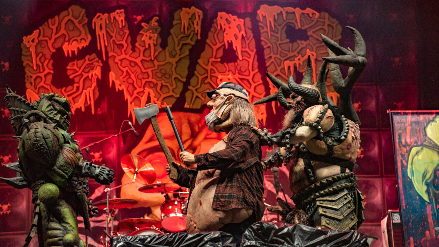 Die Spiele auf dem Holy Ground sind eröffnet: Judas Priest, GWAR u.v.a. beim Wacken Open Air. – GWAR.