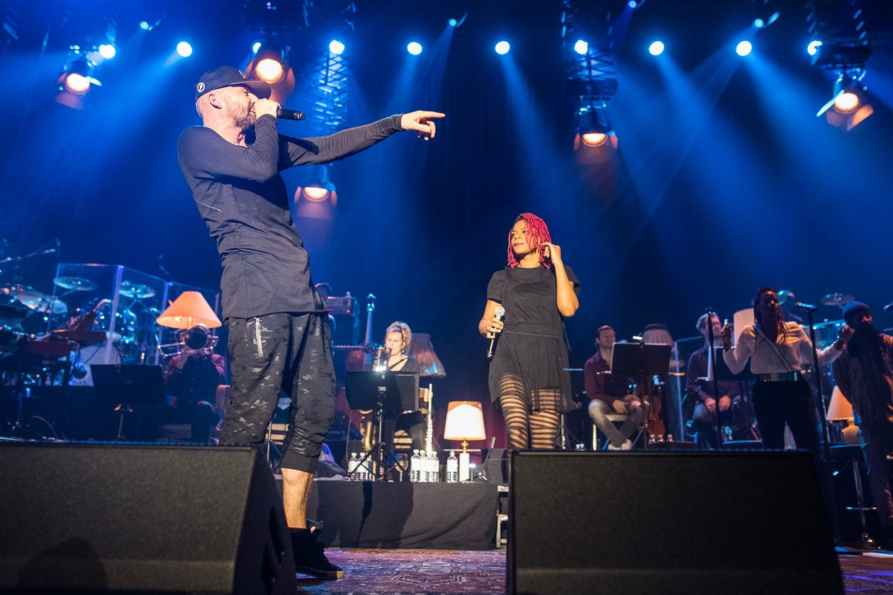 Mit der Best-Of auf Wintertour. – Gentleman und Tamika.