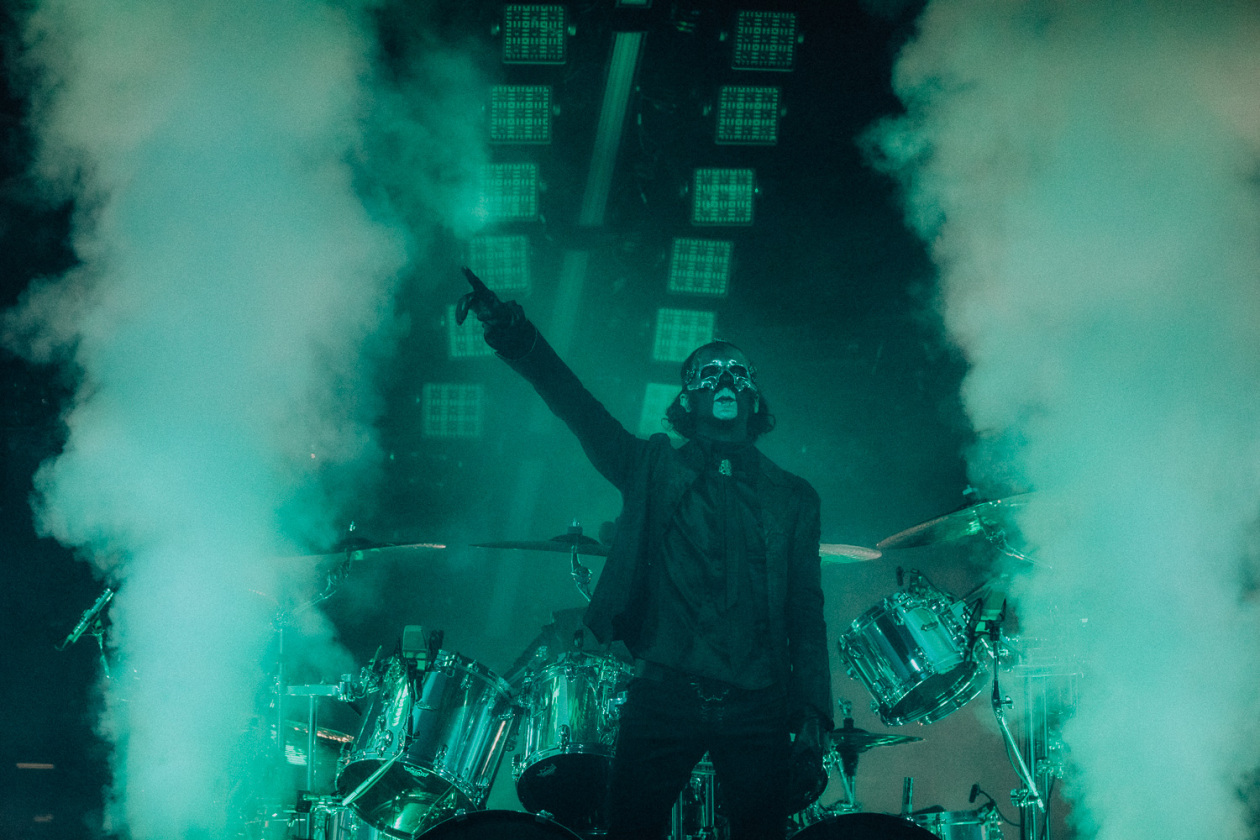 Mit der neuen Scheibe "Skeletá" stehen die Schweden als erster Hardrock-Act seit Jahren auf der Eins in den Staaten. – Ghost.