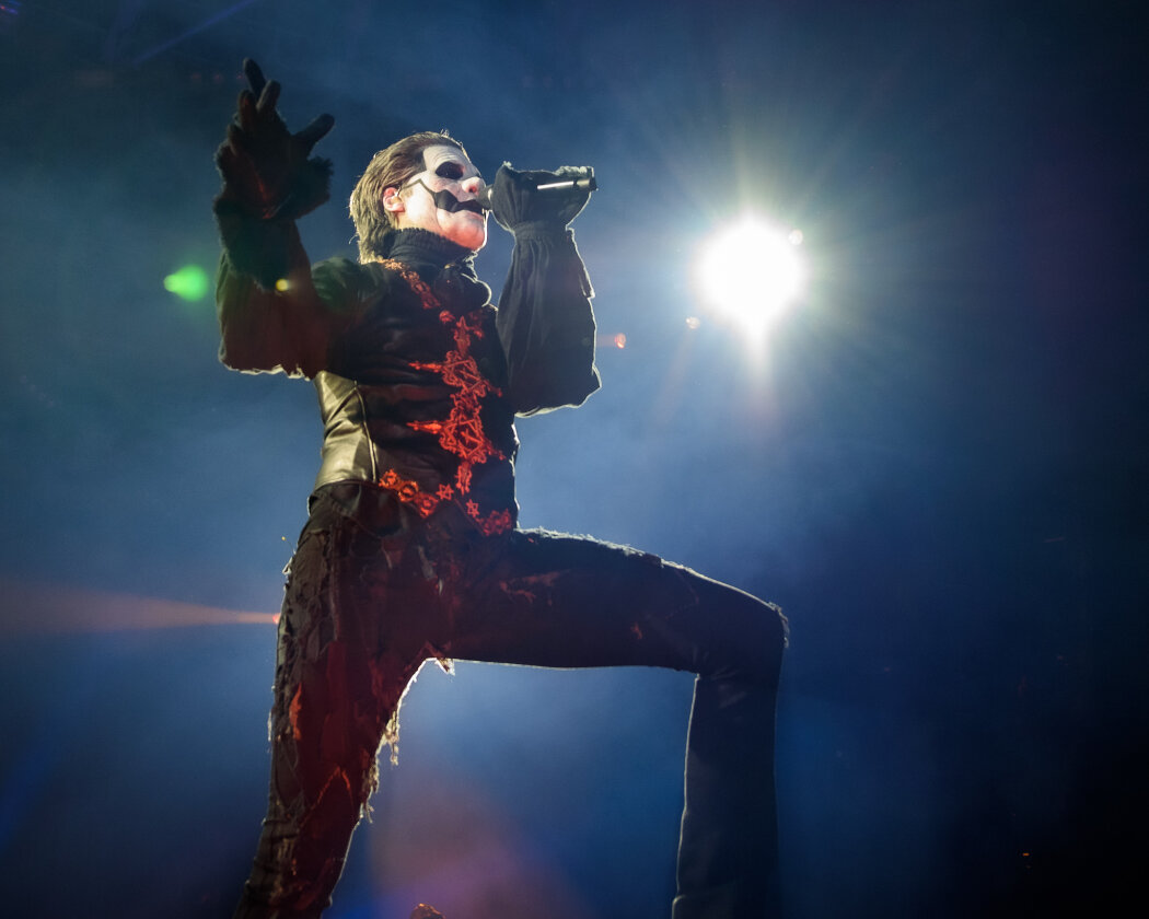 Mastermind Tobias Forge auf Tour mit "Phantomime". – Ghost.