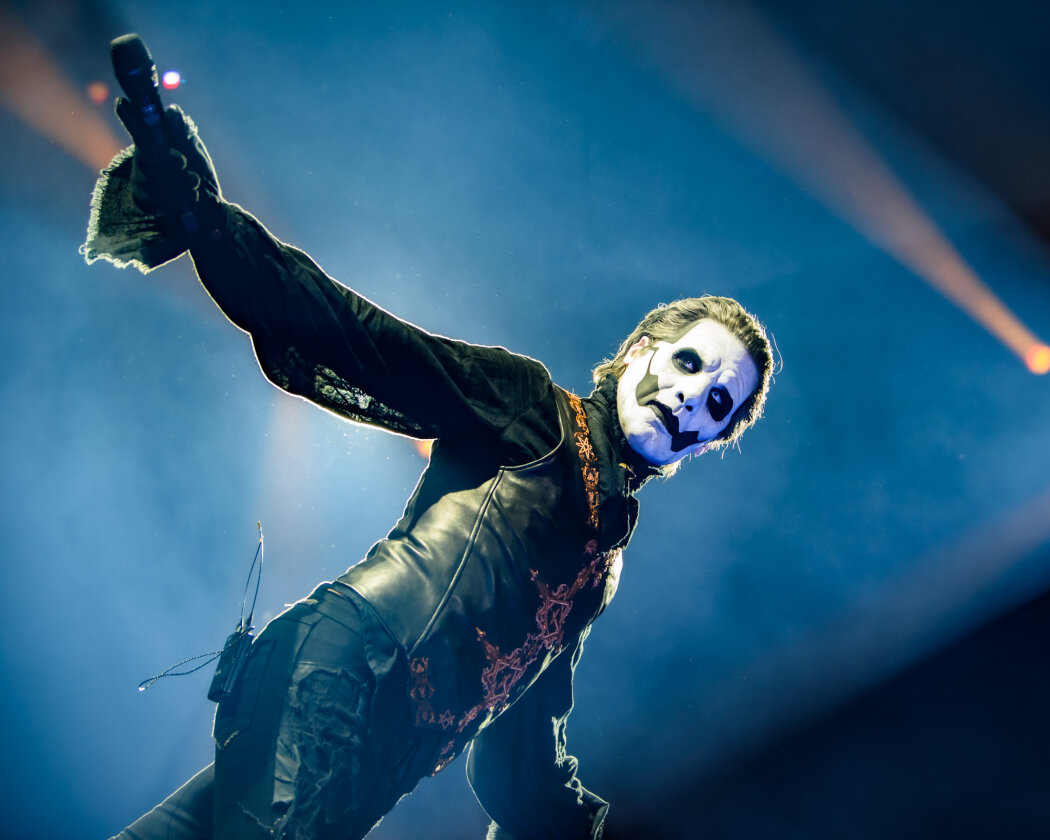 Mastermind Tobias Forge auf Tour mit "Phantomime". – Ghost.