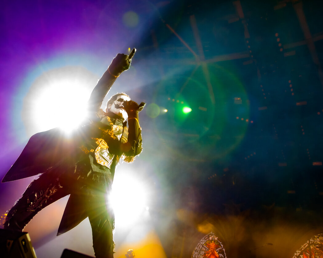 Mastermind Tobias Forge auf Tour mit "Phantomime". – Ghost.