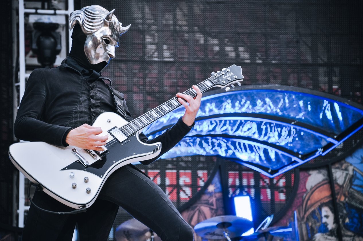 Stadion-Rock können sie: Ghost als Metallica-Support-Act. – Ghoul.