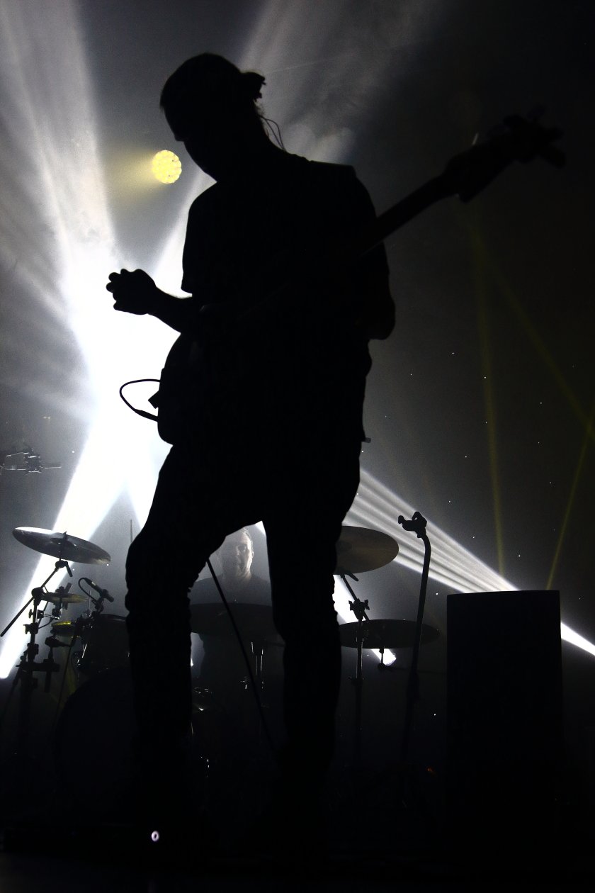Auf "Epitaph"-Tour mit beeindruckender Lightshow. – God Is An Astronaut.