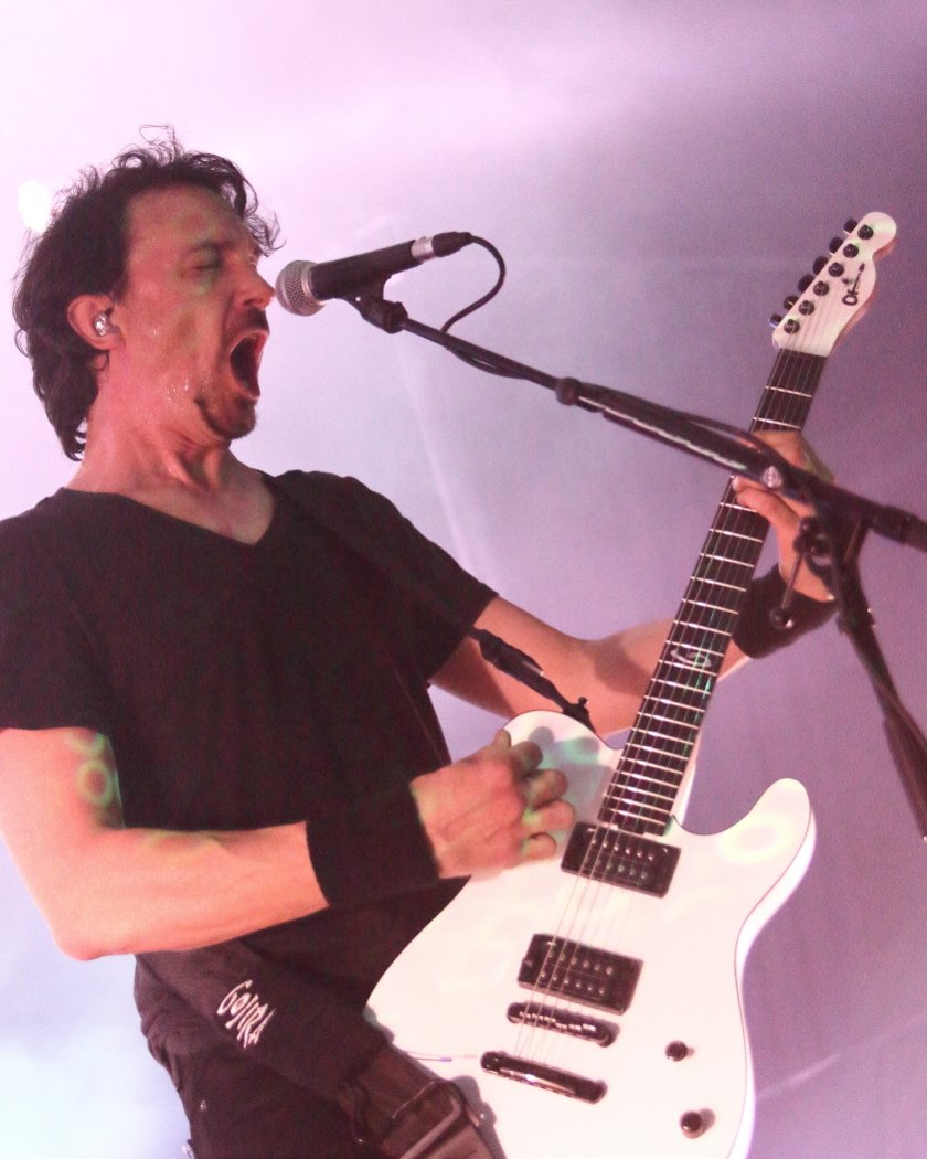 Gojira – Die Franzosen auf "Magma"-Tour. – Schreien auch.