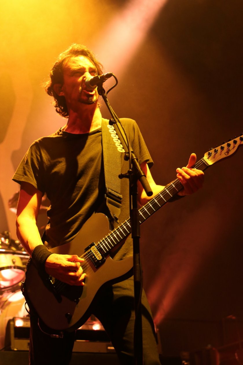 Gojira – Auf  'The Last Hero'-Tour mit Alter Bridge. – Joe Duplantier.