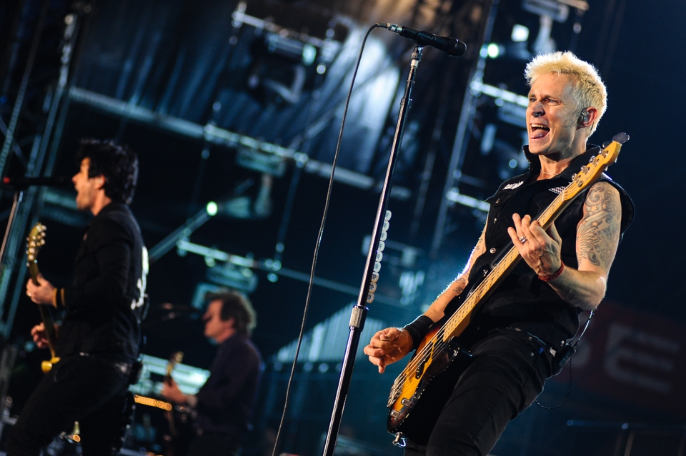 Headliner am Sonntag: Billie Joe Armstrong und Co. – Green Day.