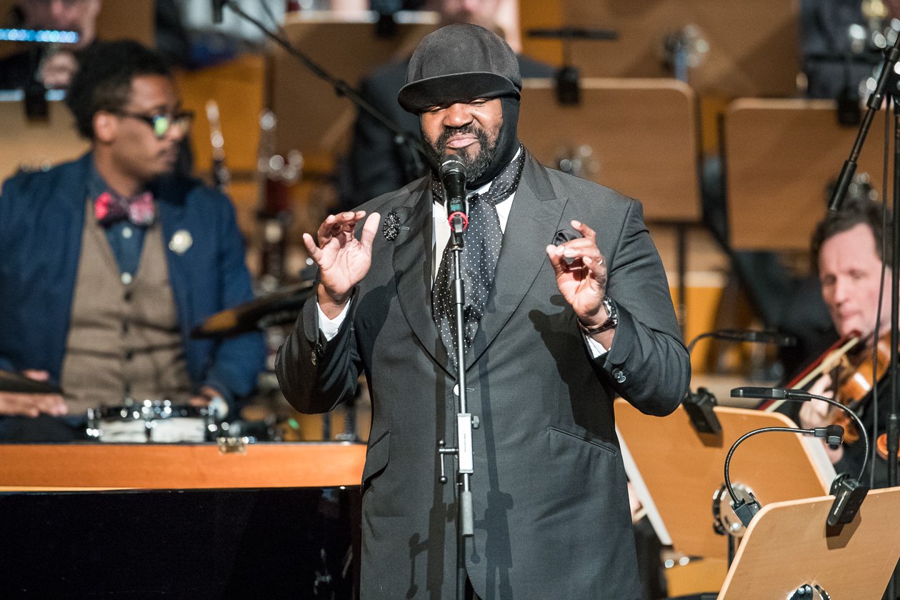 Der Grammy-Gewinner sorgte für große Begeisterung. – Gregory Porter.