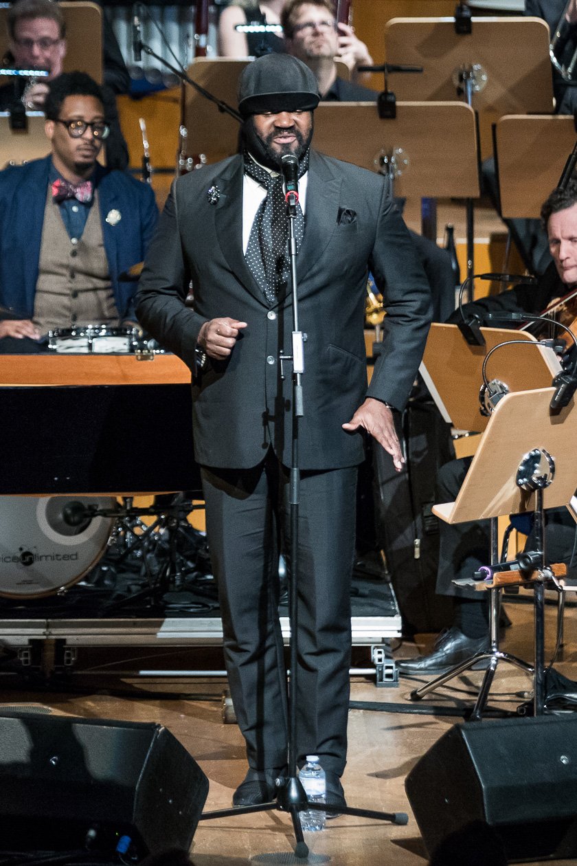 Der Grammy-Gewinner sorgte für große Begeisterung. – Gregory Porter.