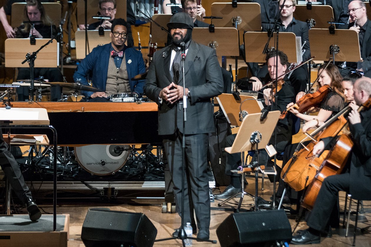 Der Grammy-Gewinner sorgte für große Begeisterung. – Gregory Porter.