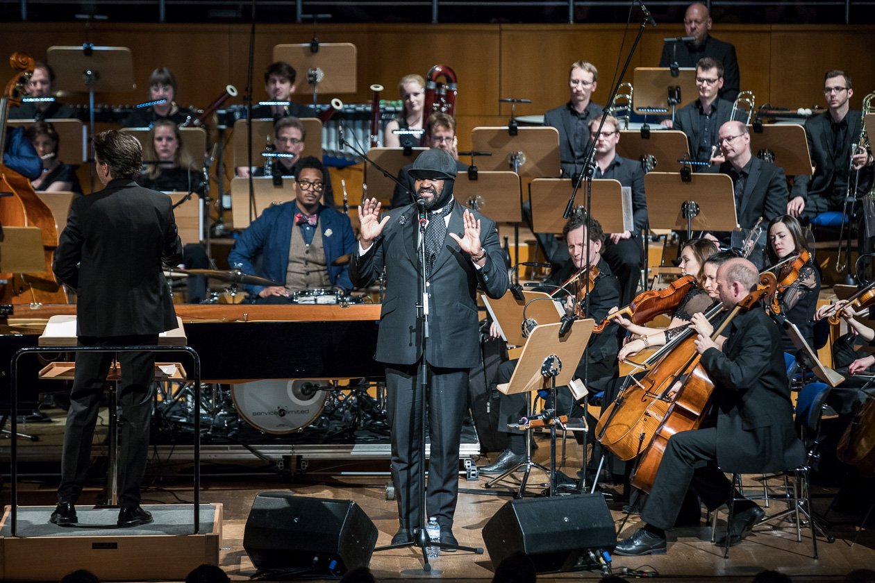 Der Grammy-Gewinner sorgte für große Begeisterung. – Gregory Porter.
