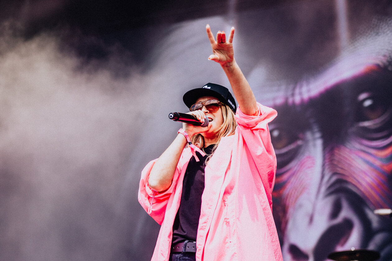 Sandra Nasic und Band am Freitag auf der Utopia Stage – Guano Apes.