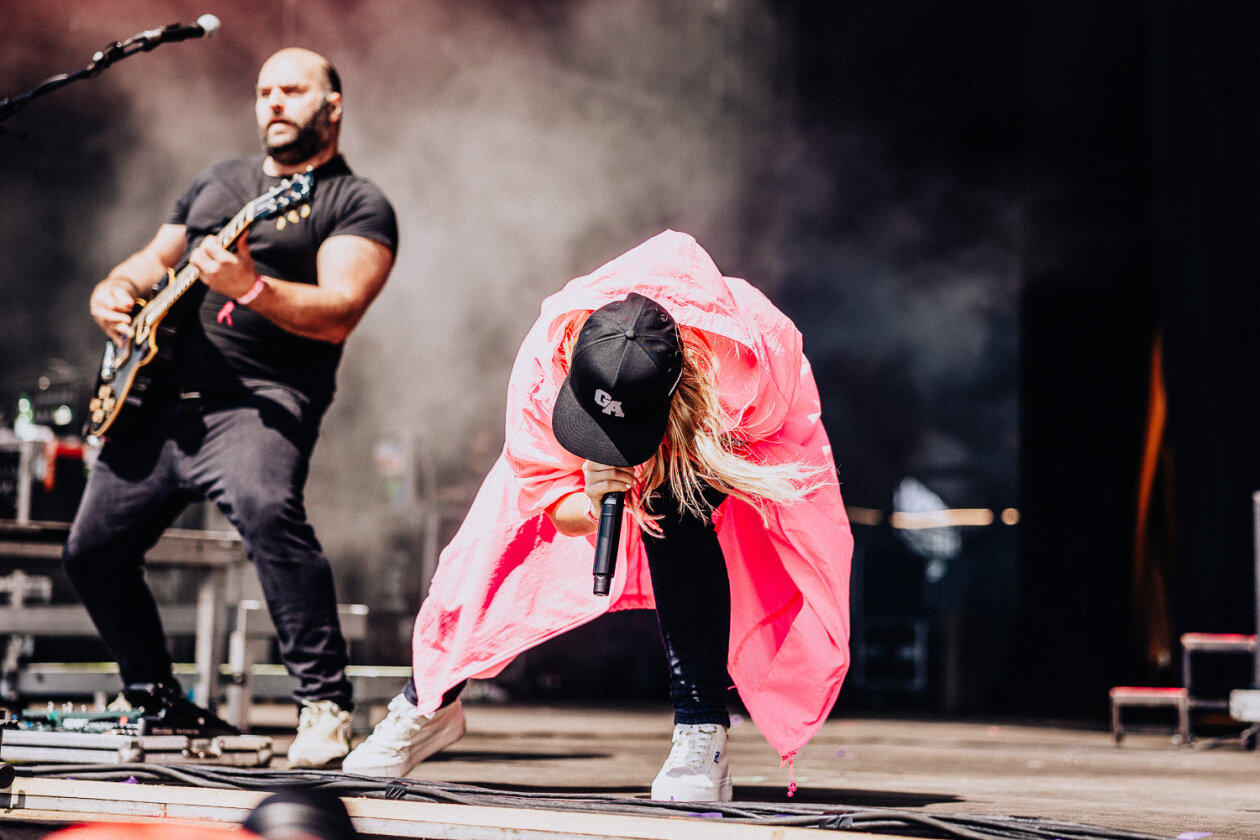 Sandra Nasic und Band am Freitag auf der Utopia Stage – Guano Apes.