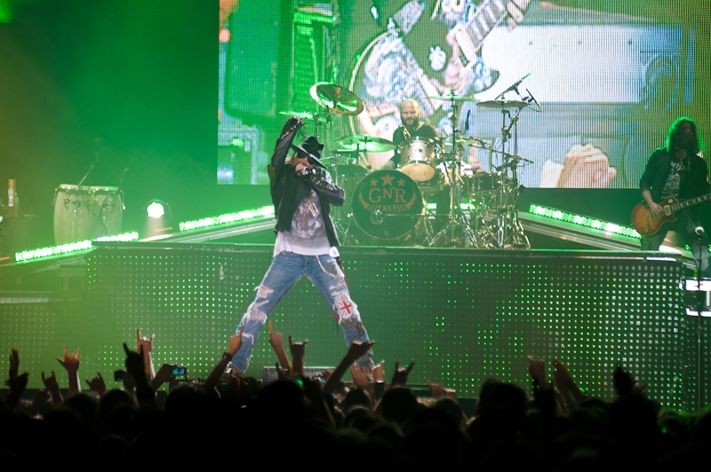 Guns N' Roses – Axl Rose und Band in der St. Jakobshalle. – Axl Rose.