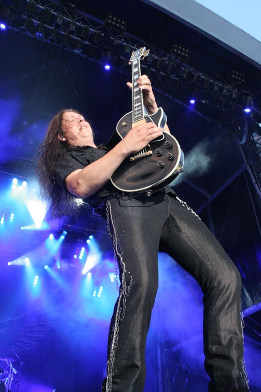 Hammerfall – Die Schweden nehmen diese Mal die Headlinerposition ein. – Pontus Norgren
