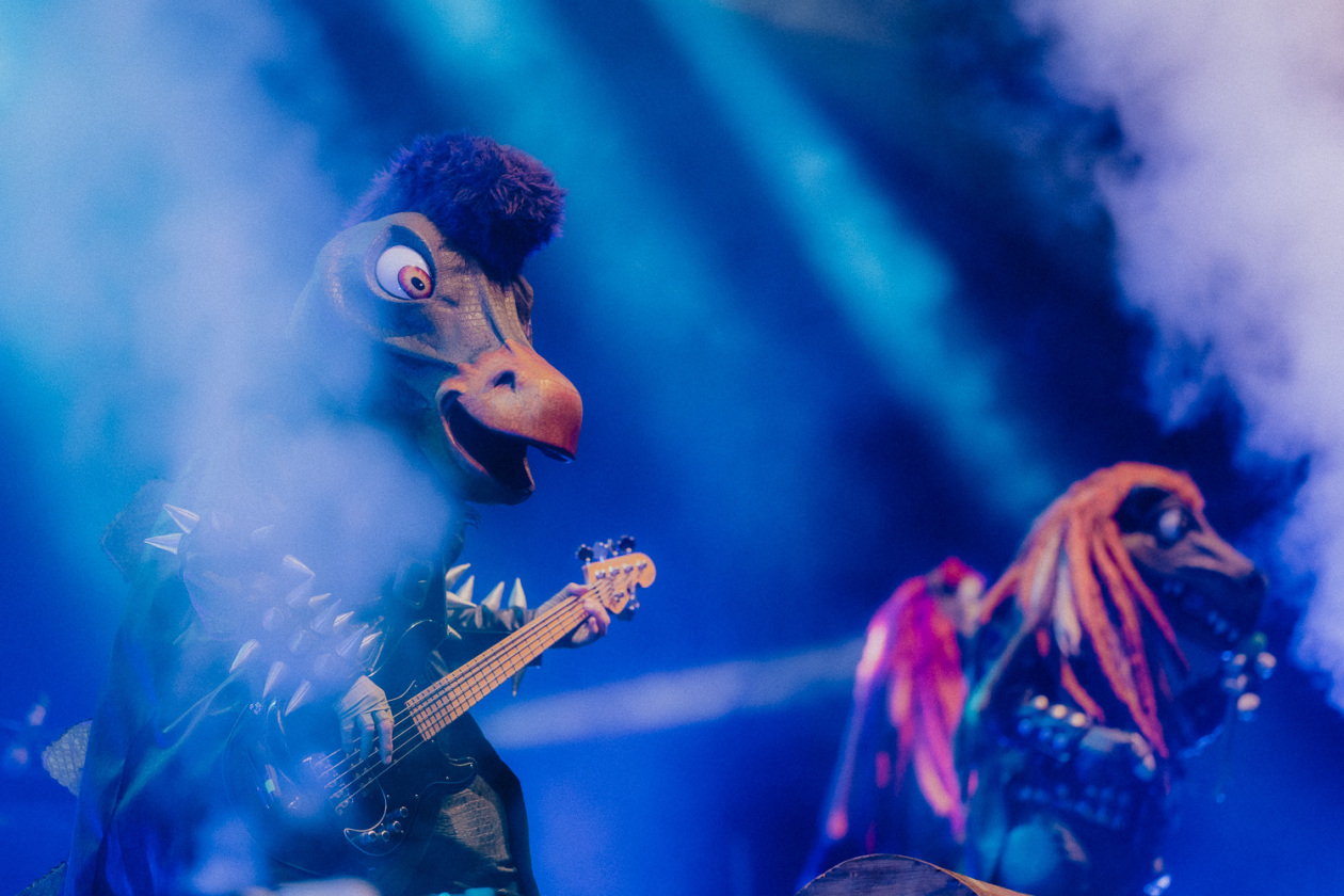 Auf  "Pommesgabel Reload" Tour. – Heavysaurus.