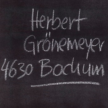 Herbert Grönemeyer - Bochum Artwork