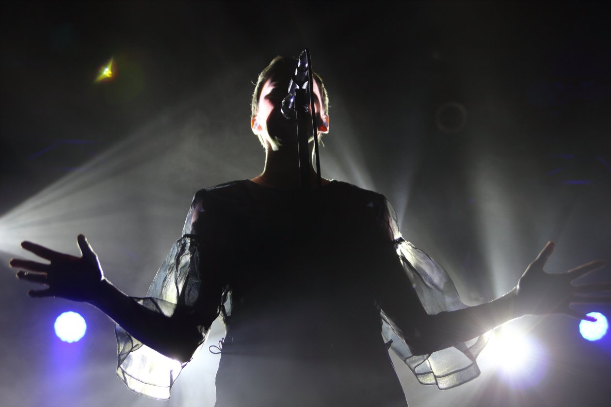 Die deutschen Elektropopper bei ihrem bisher größten Gig. – Hundreds in Berlin.
