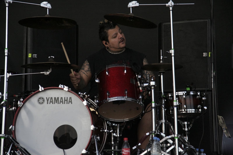 Ill Nino – Ill Niño brachten Latino-Stimmung auf das Festival. – Dave Chavarri