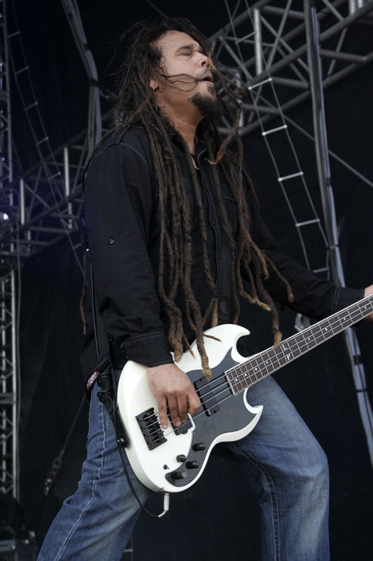 Ill Nino – Ill Niño brachten Latino-Stimmung auf das Festival. – Lazaro Pina