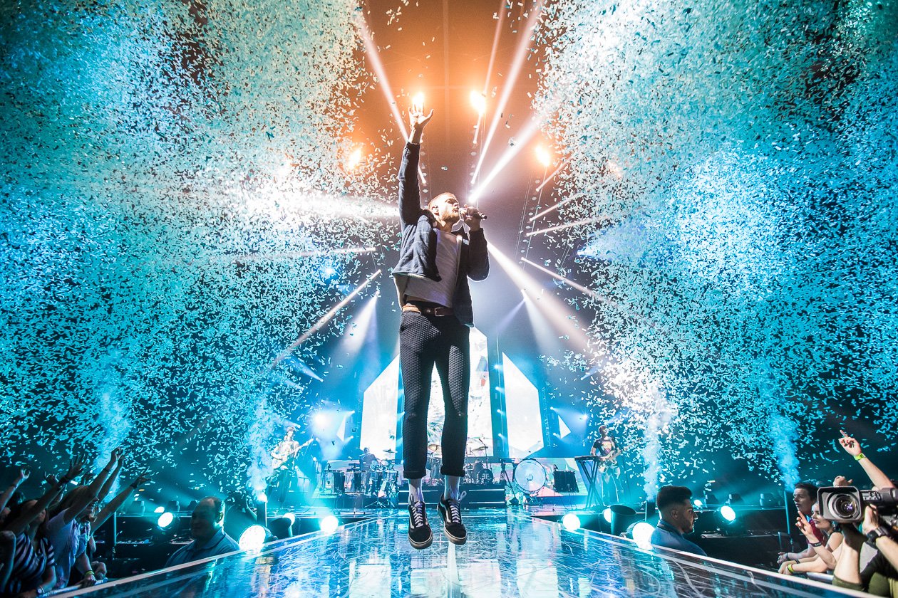 Imagine Dragons – Die Band aus Las Vegas - im Gepäck das aktuelle Album "Evolve". – Dan in Oberhausen.