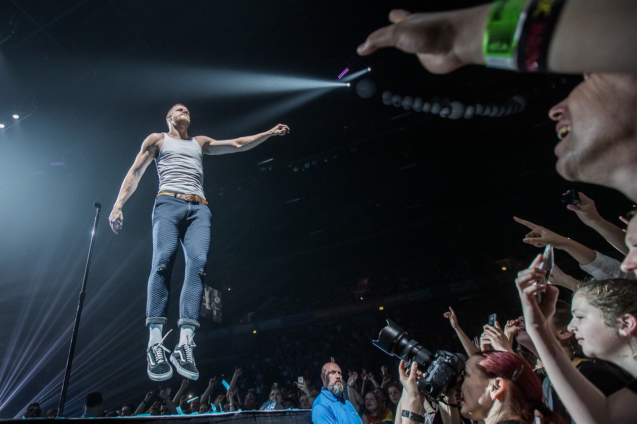 Imagine Dragons – Die Band aus Las Vegas - im Gepäck das aktuelle Album "Evolve". – Dan in Oberhausen.