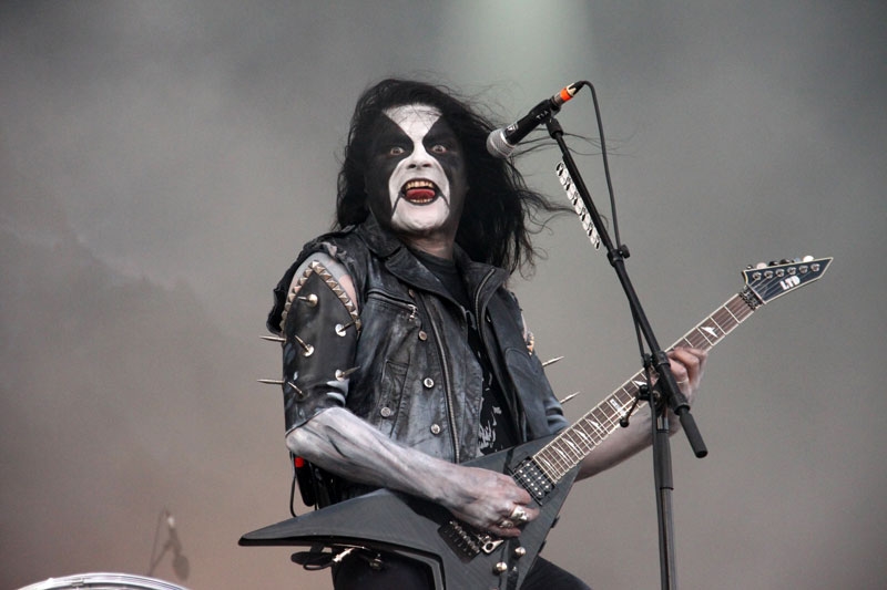 Immortal – Mussten gegen die Sonne (!!) anspielen. – Abbath