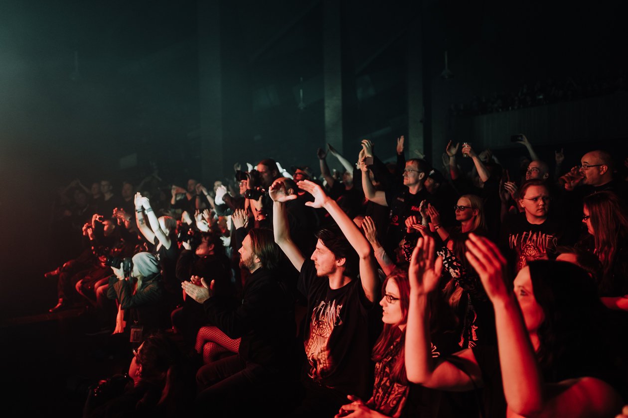 In Flames – Anders Fridén und Co. rocken den Pott. – In der Christuskirche.