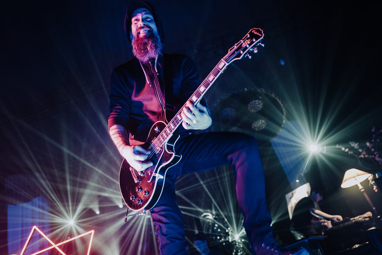 In Flames – Anders Fridén und Co. rocken den Pott. – Björn Gelotte.