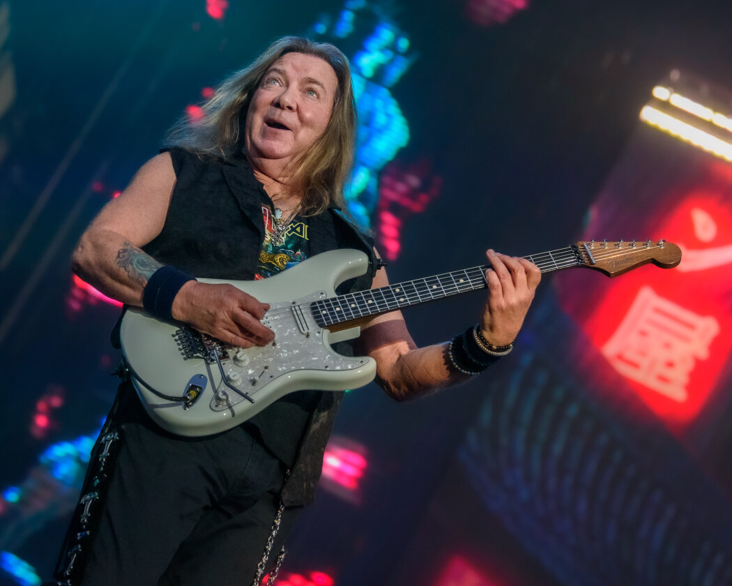 Iron Maiden – Eines der unbestrittenen Highlights der 32. Wacken-Ausgabe: Bruce Dickinson und Co. – Dave Murray.