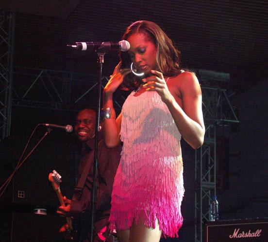 Nicht nur hübsch anzuschauen: Jamelia. – 