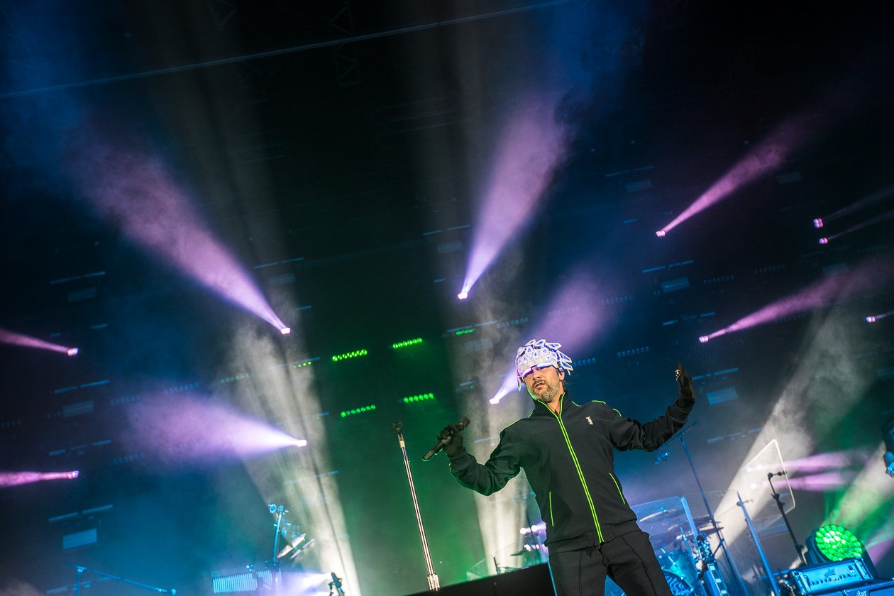 Back in action: die britischen Acidjazz/Funkrock-Dudes um Jay Kay. – Jamiroquai.