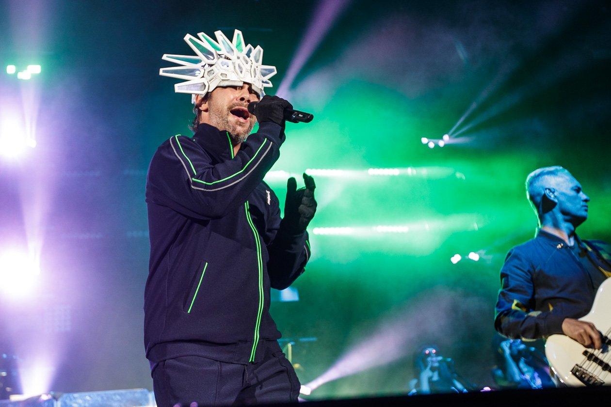 Jamiroquai – Back in action: die britischen Acidjazz/Funkrock-Dudes um Jay Kay. – Jay und Paul.