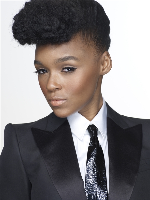 Janelle Monáe – Der Erzandroid im Portrait. – Es ist, als würde man mit Judy Garland und Lauryn Hill in Einem aufnehmen.