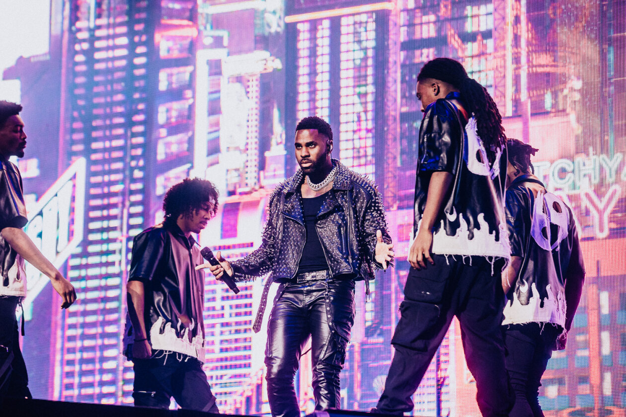 Der US-Popstar auf "Nu King World" Tour. – Jason Derulo.
