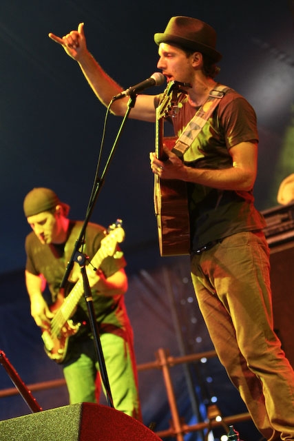 Jason Mraz beim Southside-Festival 2008. – 