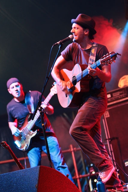 Jason Mraz beim Southside-Festival 2008. – 