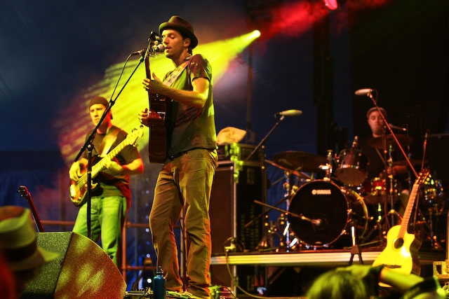 Jason Mraz beim Southside-Festival 2008. – 