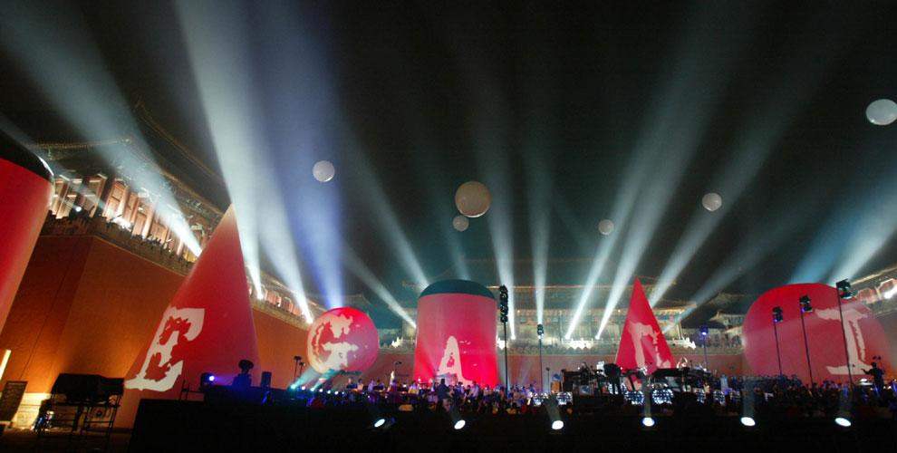 Jean Michel Jarre – Impressionen der unglaublichen Show des Franzosen im Reich der Mitte. – 