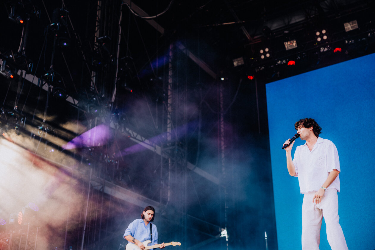 Die Indiepop-Band aus Hannover gehörte zu den Publikumslieblingen in Berlin. – Jeremias.