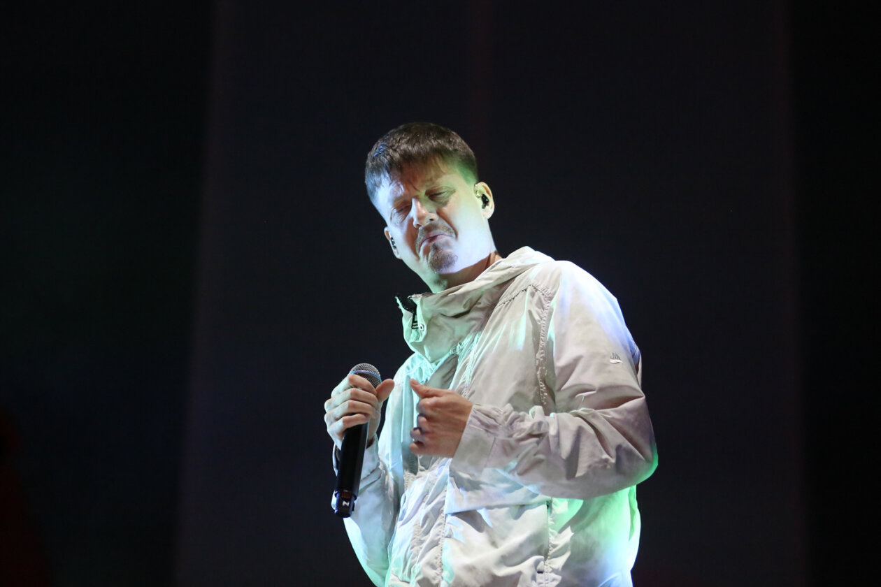 Die Berliner spielten quasi eine Releaseshow und waren für viele das Highlight am Festivalsamstag. – K.I.Z.