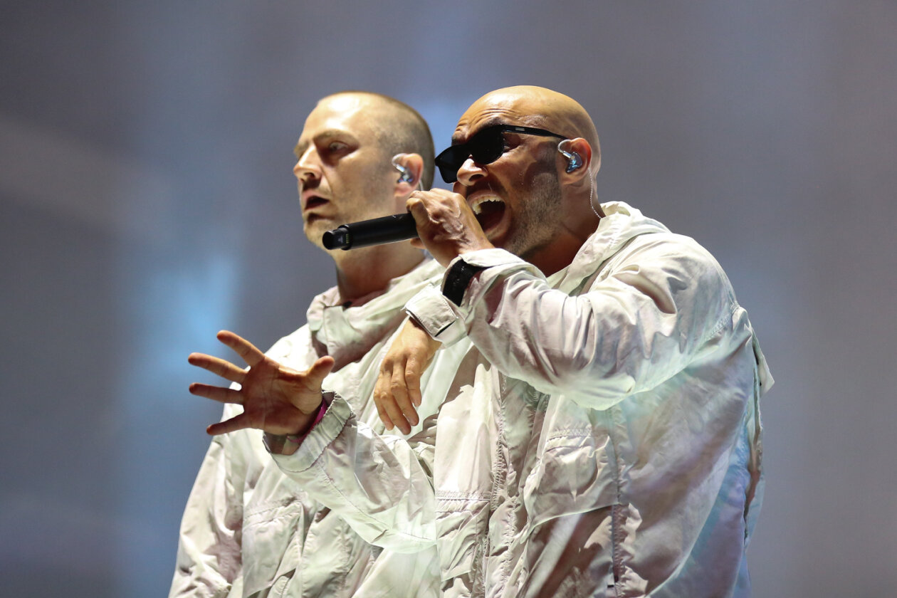 Die Berliner spielten quasi eine Releaseshow und waren für viele das Highlight am Festivalsamstag. – K.I.Z.