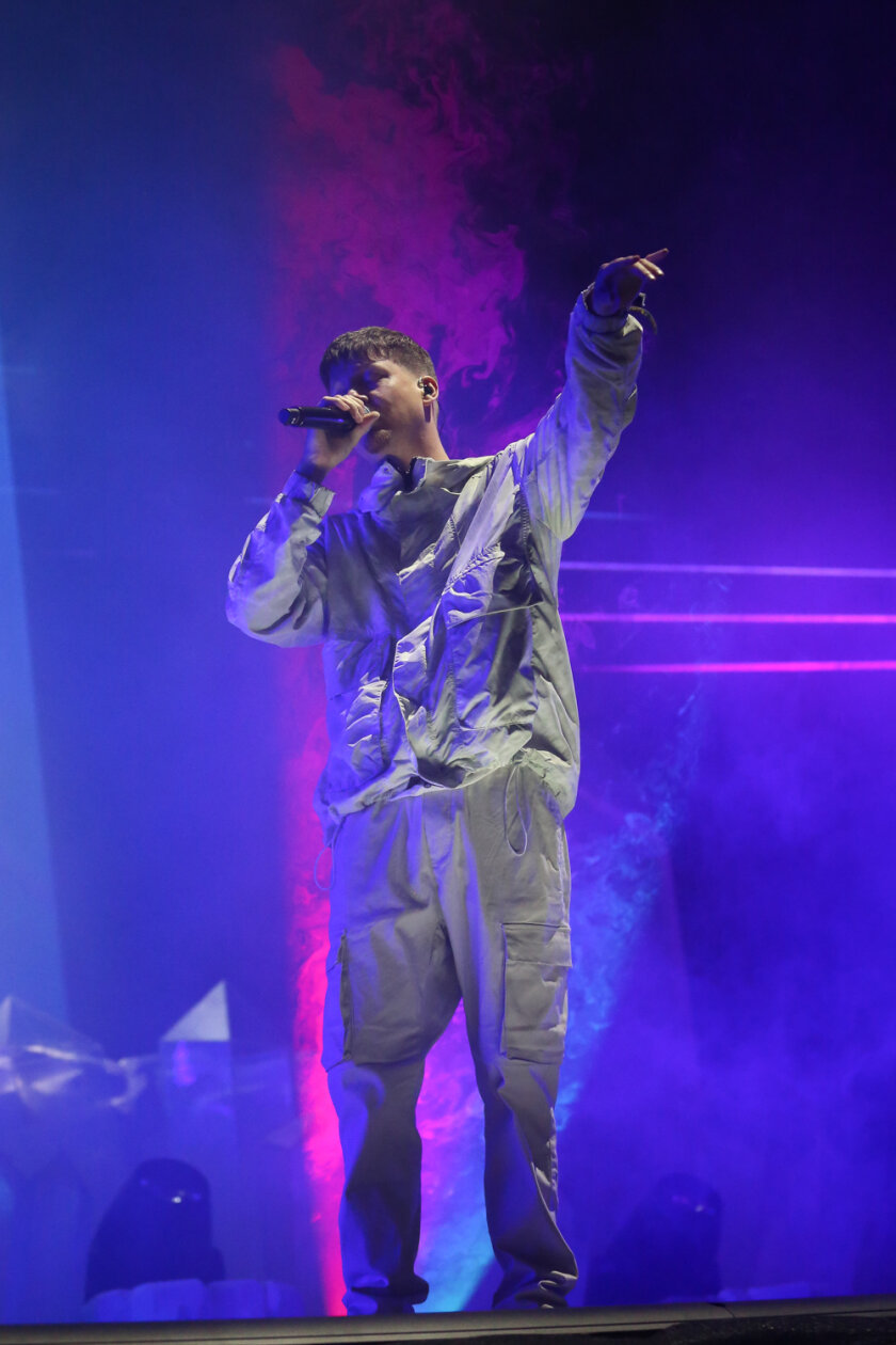 Die Berliner spielten quasi eine Releaseshow und waren für viele das Highlight am Festivalsamstag. – K.I.Z.