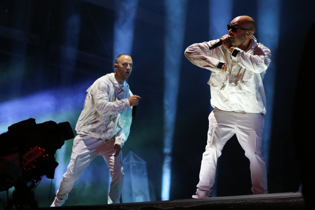 Die Berliner spielten quasi eine Releaseshow und waren für viele das Highlight am Festivalsamstag. – K.I.Z.