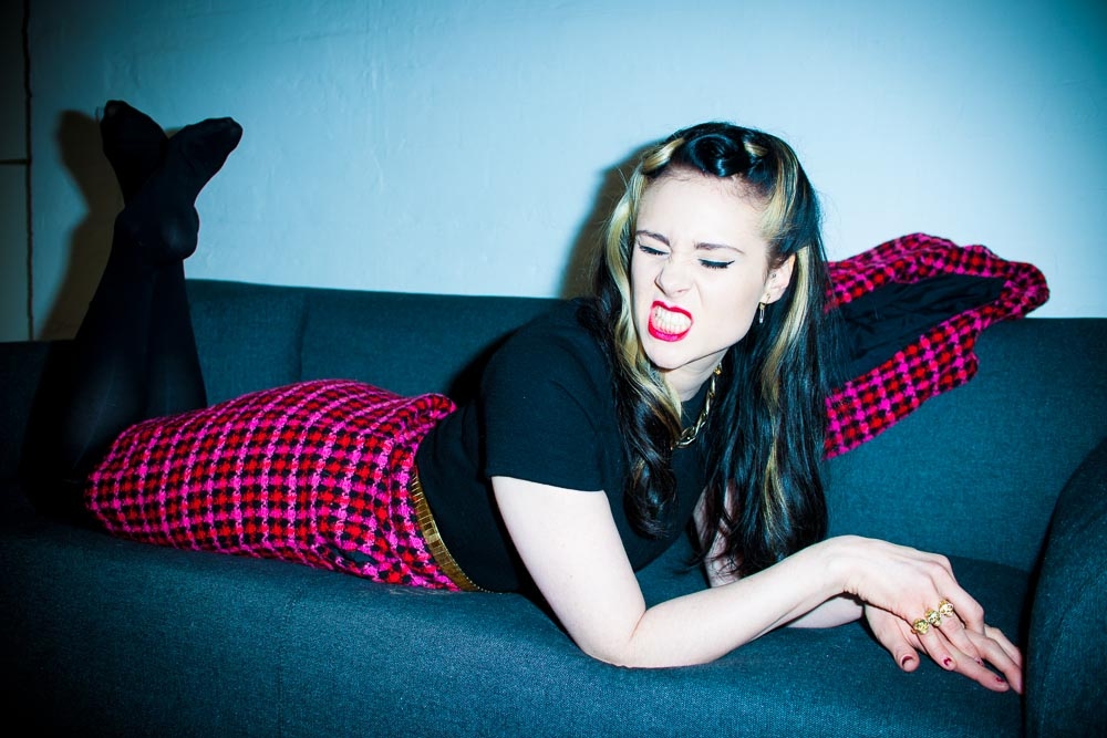 Kate Nash vor und während unseres Interviews 2013. – 