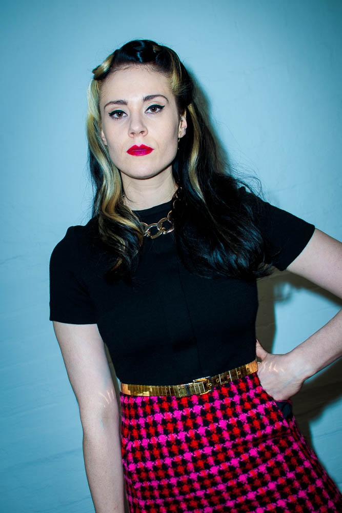 Kate Nash vor und während unseres Interviews 2013. – 