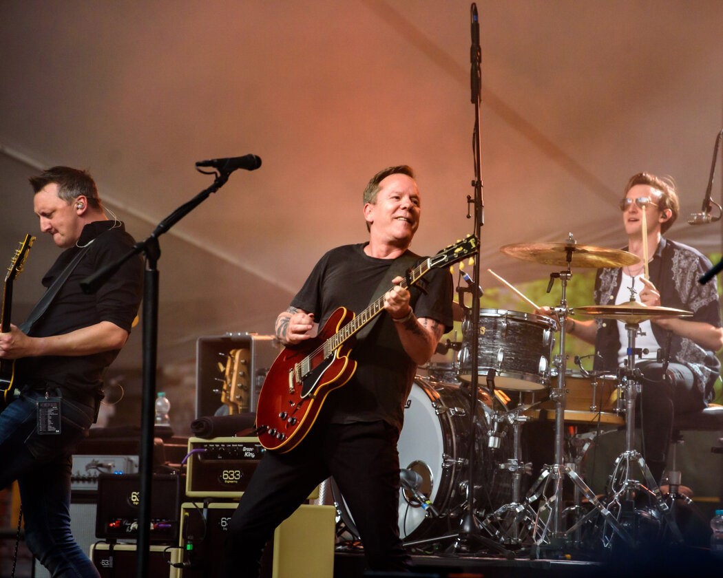 Hollywood in Franken und ein volles Haus. – Kiefer Sutherland.