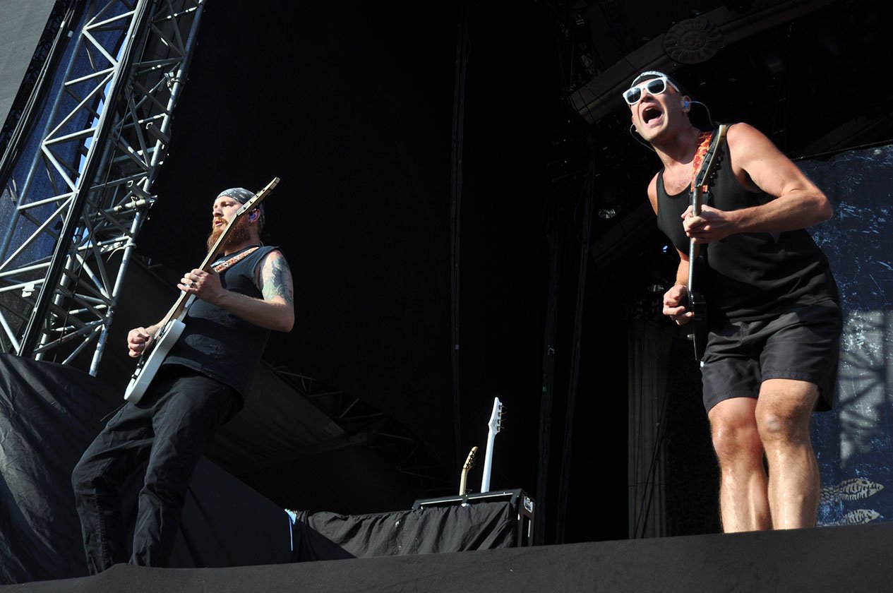 Iron Maiden-Support in Freiburg. – Killswitch Engage.